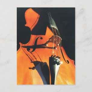 Looming Cello postcard