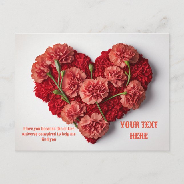 Looming fleur carte cadeau fleurie pour elle (Devant)