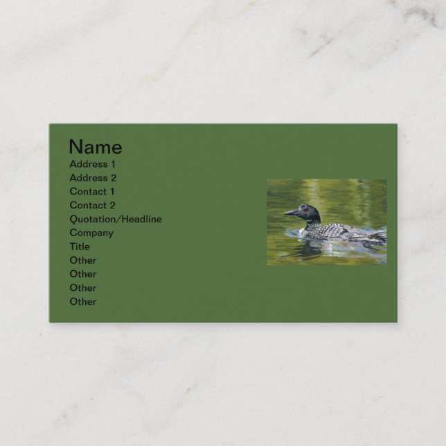 Loon Business Card (Front)