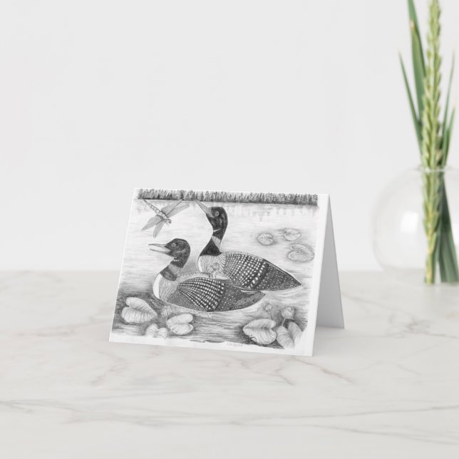 Loon Family Card (Front)