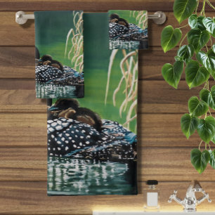 Loon Family Excursion Bath Towel Set