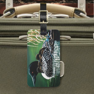 Loon Family Outing Luggage Tag