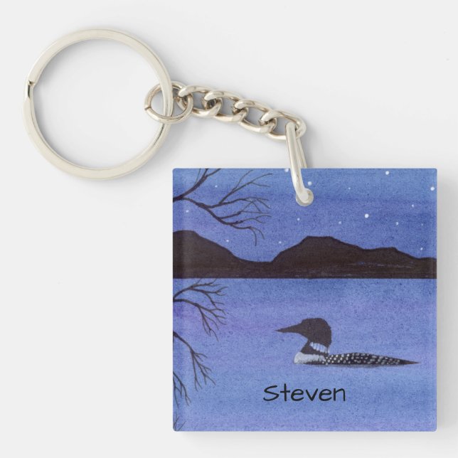 Loon Keychain (Front)