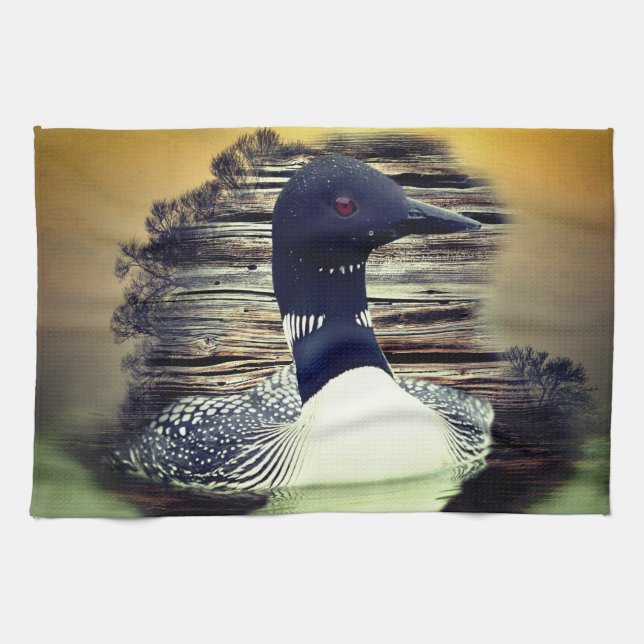 Loon Kitchen Towel (Horizontal)
