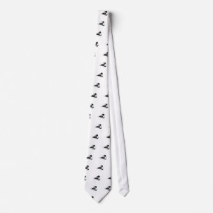 Loon Line Art Tie