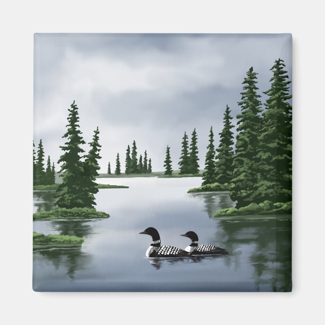 Loon magnets (Front)