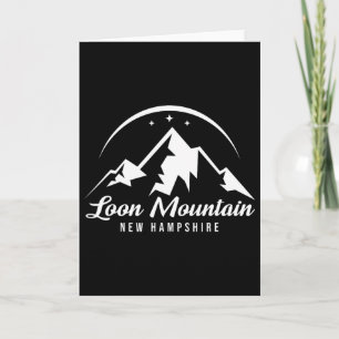Loon Mountain New Hampshire Ski Resort Skiing Snow Card