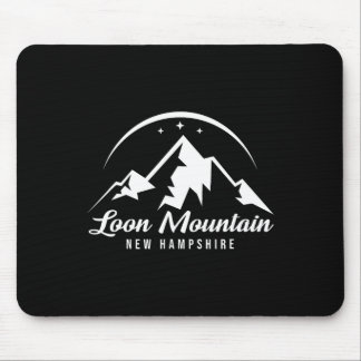 Loon Mountain New Hampshire Ski Resort Skiing Snow Mouse Pad