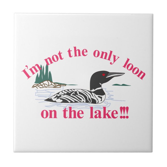 Loon on the Lake Tile (Front)