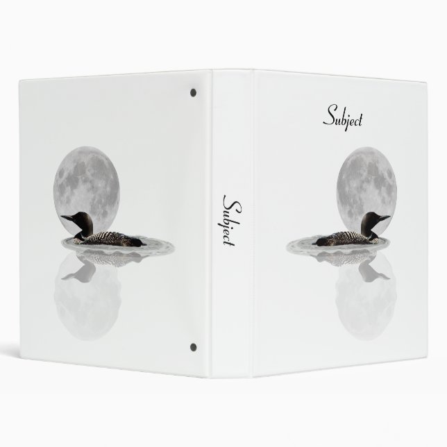 Loon Swims Dans Le Classeur Lune (Arrière-plan)