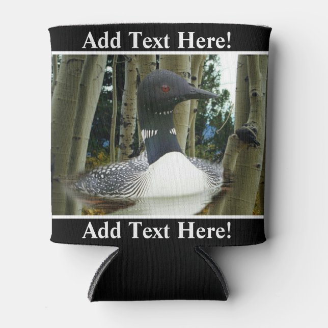 Loon Wilderness Can Cooler (Front)