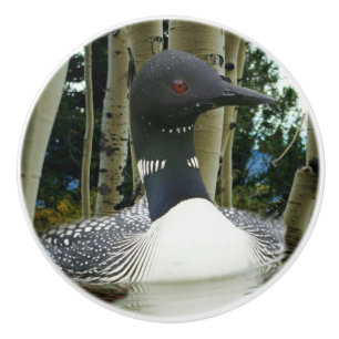 Loon Wilderness Ceramic Knob