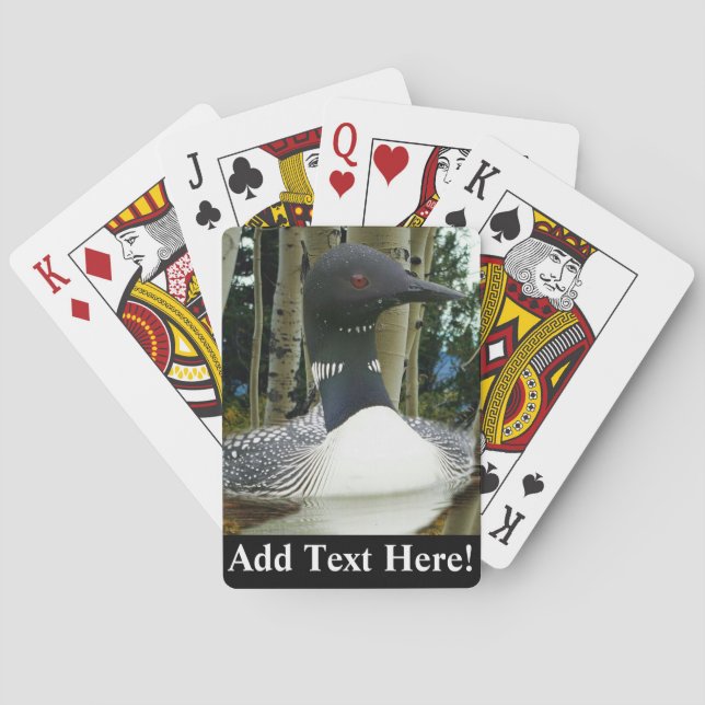 Loon Wilderness Playing Cards (Back)