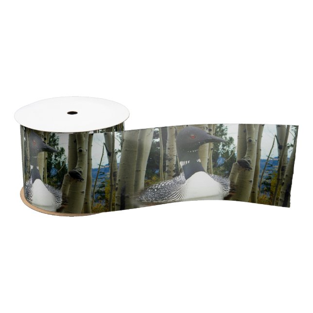 Loon Wilderness Satin Ribbon (Spool)