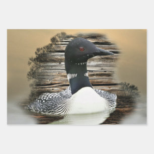 Loon Wrapping Paper Sheet