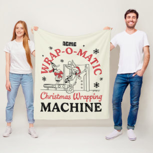 LOONEY TUNES™   ACME Wrap-O-Matic Wrapping Machine Fleece Blanket
