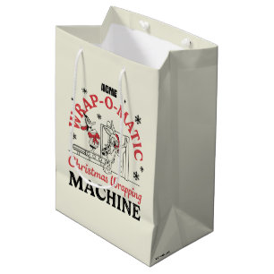 LOONEY TUNES™   ACME Wrap-O-Matic Wrapping Machine Medium Gift Bag