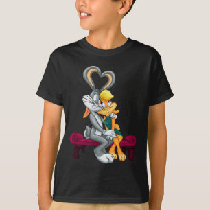 Looney Tunes Bugs And Lola Hearts Valentines Day  T-Shirt
