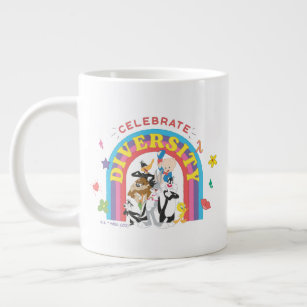 LOONEY TUNES™ - Celebrate Diversity Pride Rainbow Large Coffee Mug
