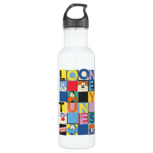LOONEY TUNES™ Character Chequered Blocks 710 Ml Water Bottle
