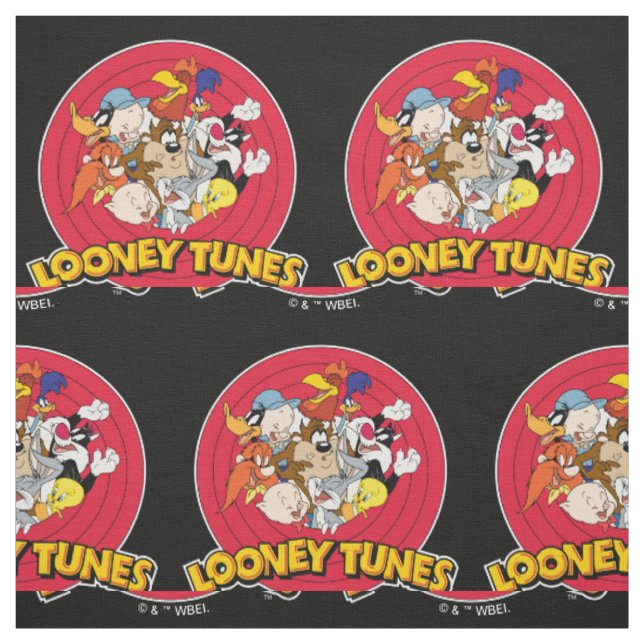 LOONEY TUNES™ Character Logo Fabric (Swatch)
