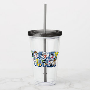 LOONEY TUNES™ Characters in Lettering Acrylic Tumbler