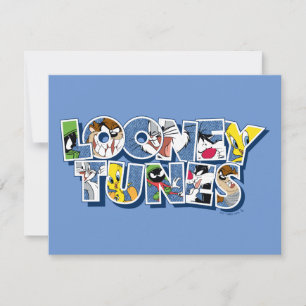 LOONEY TUNES™ Characters in Lettering Card