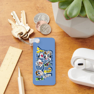LOONEY TUNES™ Characters in Lettering Keychain