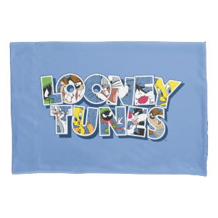 LOONEY TUNES™ Characters in Lettering Pillowcase