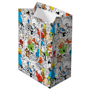 LOONEY TUNES™ Colour Pop Pattern Medium Gift Bag