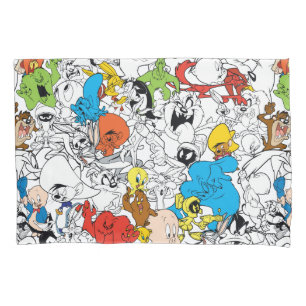 LOONEY TUNES™ Colour Pop Pattern Pillowcase