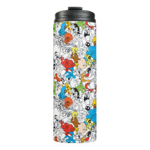 LOONEY TUNES™ Colour Pop Pattern Thermal Tumbler