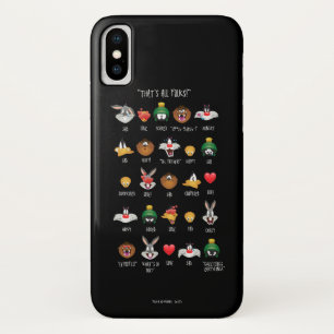 LOONEY TUNES™ Emoji Chart iPhone X Case