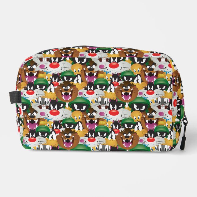 LOONEY TUNES™ Emoji Pattern Dopp Kit (Front)