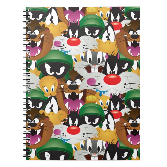 LOONEY TUNES™ Emoji Pattern Notebook (Front)