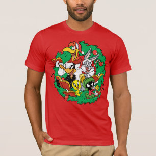 LOONEY TUNES™ Group Christmas Wreath T-Shirt