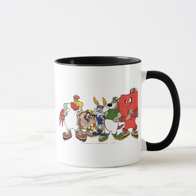 LOONEY TUNES™ Group Rollerblade Picture Mug (Right)