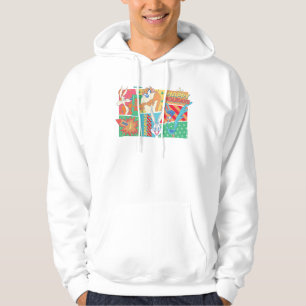 LOONEY TUNES™   Happy Holidays Pattern Hoodie