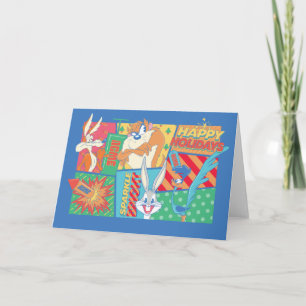 LOONEY TUNES™   Happy Holidays Pattern Note Card