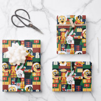 LOONEY TUNES™Holiday Block Pattern