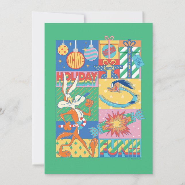 LOONEY TUNES™ | Holiday Fun Card (Front)