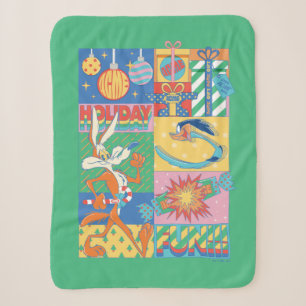 LOONEY TUNES™   Holiday Fun Sherpa Blanket
