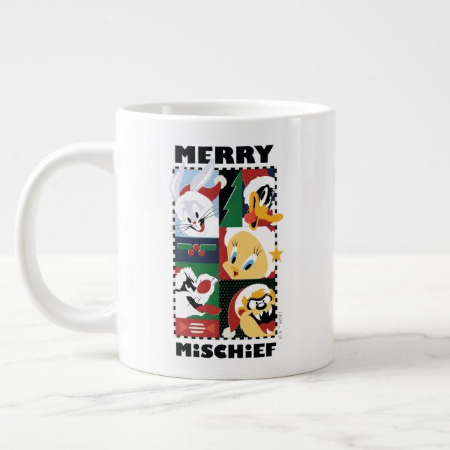 LOONEY TUNES™ Holiday Merry Mischief Large Coffee Mug (Left)