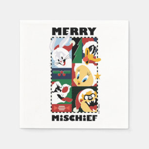 LOONEY TUNES™ Holiday Merry Mischief Napkin