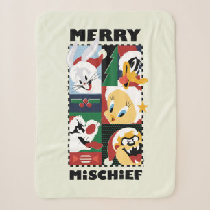 LOONEY TUNES™ Holiday Merry Mischief Sherpa Blanket