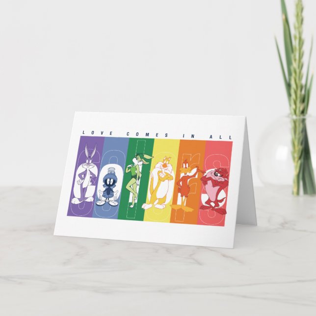 LOONEY TUNES™ - Love Comes In All Colors Card (Front)
