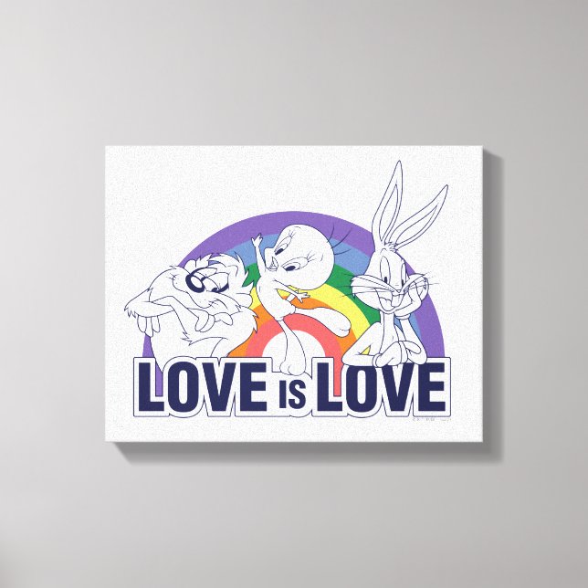 LOONEY TUNES™ - Love Is Love Canvas Print (Front)