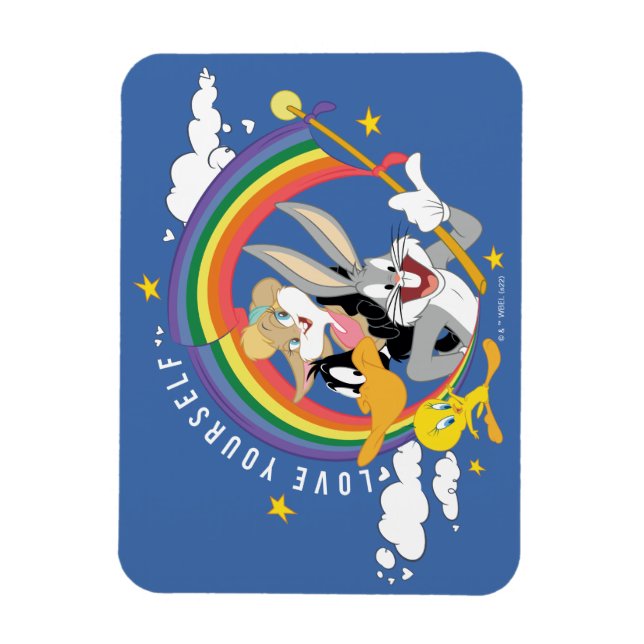 LOONEY TUNES™ - Love Yourself Pride Badge Magnet (Vertical)