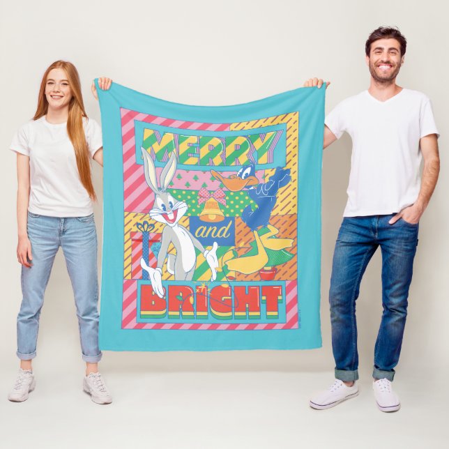 LOONEY TUNES™ | Merry and Bright Christmas Fleece Blanket (In Situ)