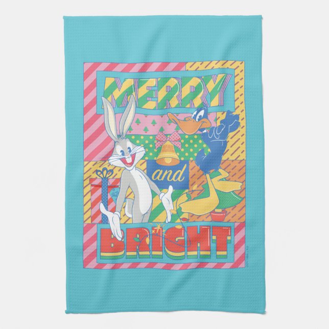 LOONEY TUNES™ | Merry and Bright Christmas Kitchen Towel (Vertical)